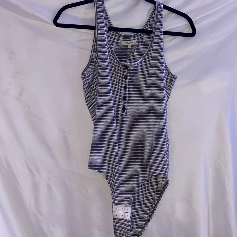 Madewell striped bodysuit